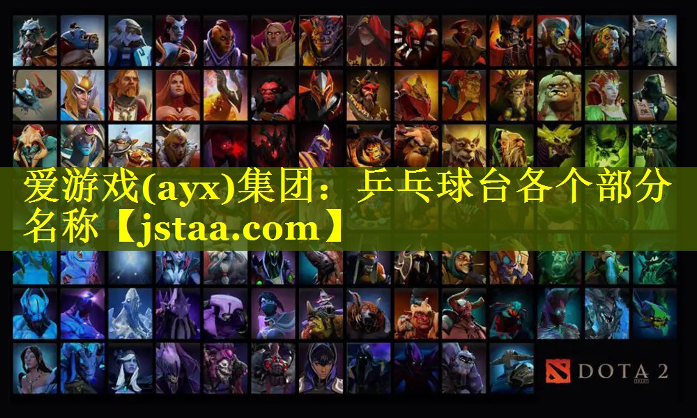 乒乓球台各个部分名称 乒乓球台各个部分名称